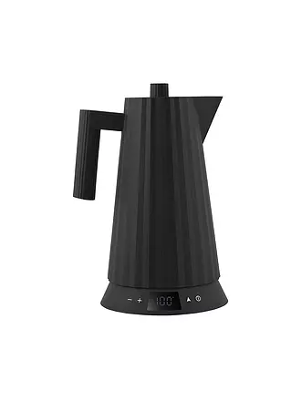 ALESSI | Bouilloire 1,7l Plissee Th. Harz / Vert | schwarz
